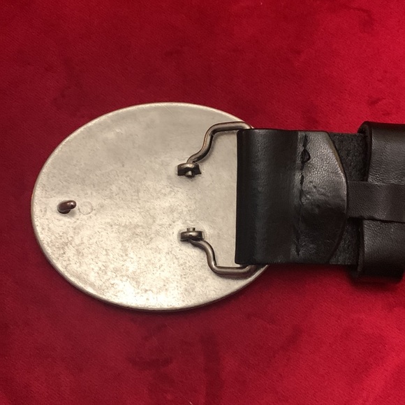 Fossil leather rhinestone buckle belt - Picture 6 of 7